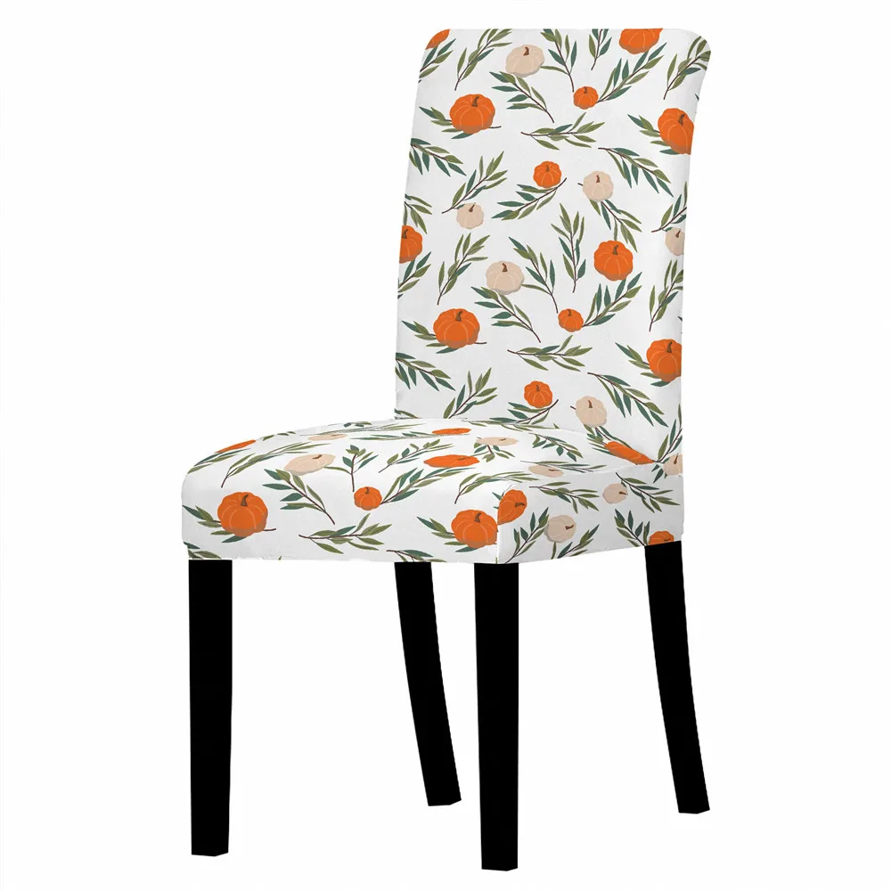 Universal Chair Covers Printed Elastic Stretch Universal Chair Cover Slipcovers For Dining Room Wedding Banquet Hotel