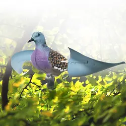 Реалистичная птица в форме моделирования охотничьи приманки садовые украшения контроль вредителей открытый нетоксичный легкий Scarer
