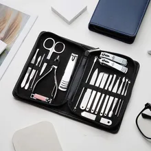 Модная машинка для стрижки ногтей набор для педикюра и маникюра маникюрные ножницы из нержавеющей стали серповидный Пинцет Ушная Ложка инструменты для ногтей красоты
