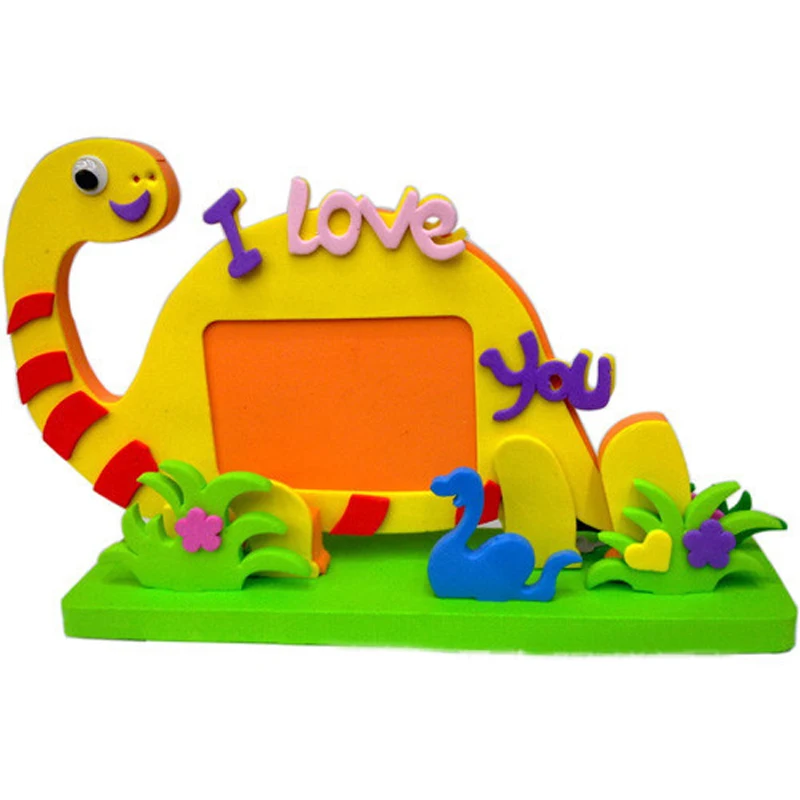1set-Cartoon-Animals-Elephant-Self-Adhesive-Children-Kids-DIY-EVA-Family-Photo-Frame-3d-Assembling-Puzzles