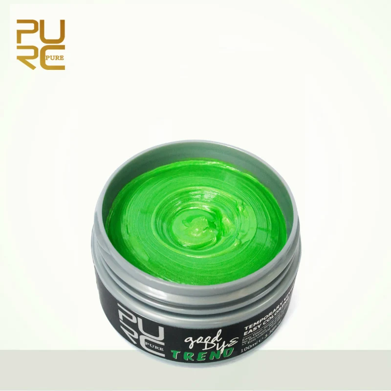 Tendência de Tintura Cinza e Cor Cuidados com o Cabelo Cor do Cabelo Purc Nova Verde Uma Vez Lavagem Instrant Moda Creme 2 Conjuntos Boa Cor 14 cinza e cor verde uma vez lavagem