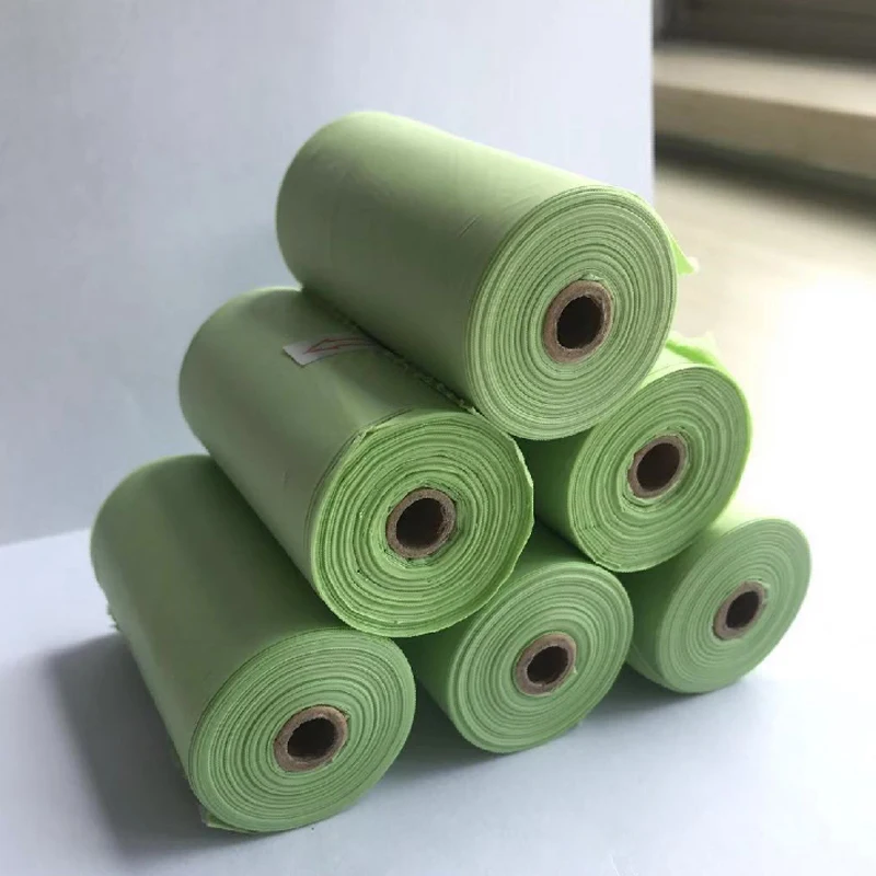 100% Compostable нулевые отходы ПЭТ пакеты для уборки за собакой биоразлагаемый мешок