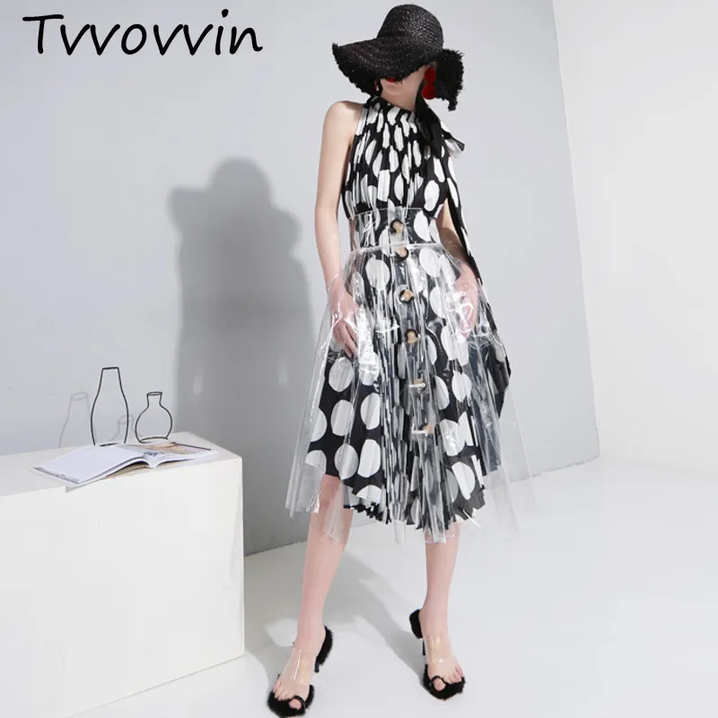 New Autumn And Winter Pvc Plastic High Waist A-line Long Halfbody Skirt Female Buttons All Match C815