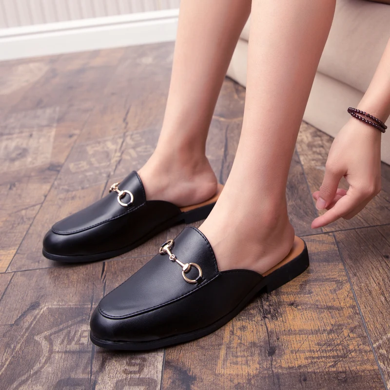 

New High Quality Luxury Men Outdoor Slippers Sandals Low Heel Fashion Low Heel Women Shoes Couple Shoes trend casual shoes 36-45