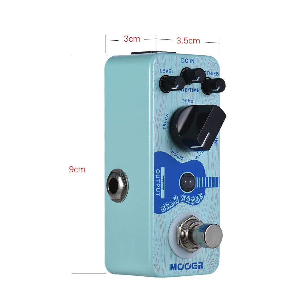 

Hot New Baby Water Acoustic Guitar Delay & Chorus Effect Pedal True Bypass Full Metal Shell