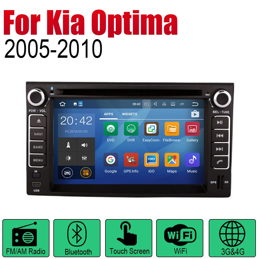 Автомобильный радиоприемник ZaiXi на Android стерео DVD GPS навигация для Kia Optima Magentis