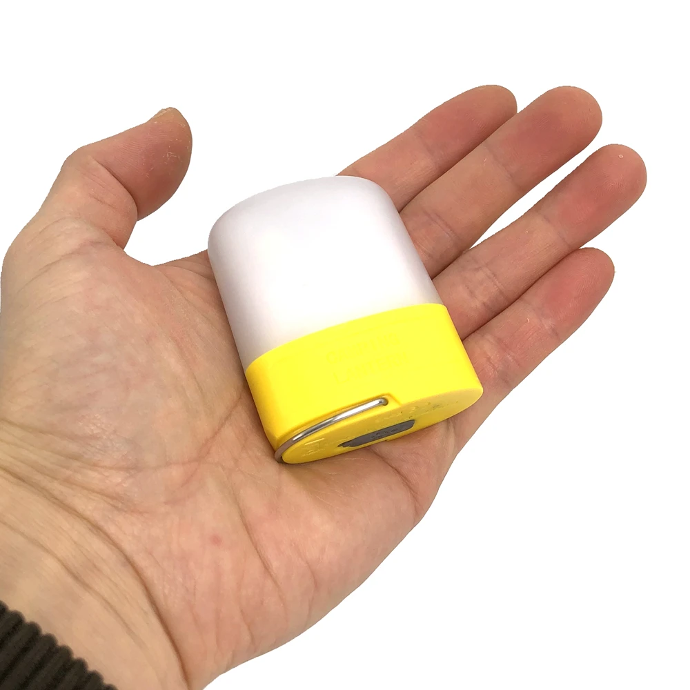 USB Rechargeable LED pocket light Lantern IP65 lithium battery ultra bright mini tent lamp outdoor camping