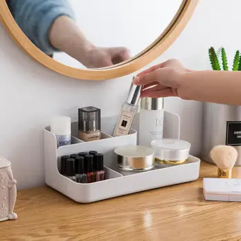

OTHERHOUSE Desktop Makeup Organizer Lipstick Organizer Cosmetic Storage Box Case Home Sundries Storage Case Skin Care Container