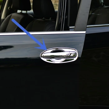

For Nissan Navara NP300 2015-2018 ABS Chrome Car Door Handle Cover Box Sequins Handle Bowl Frame Auto Car-styling Accessories