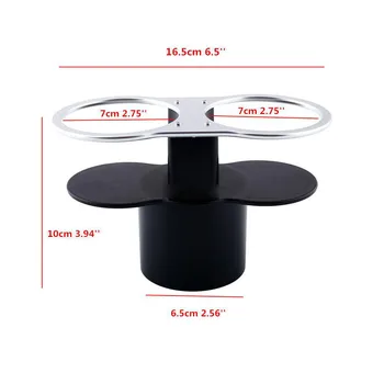 

ABS Dual Cup Parts Stand Accessories 1x Car Seam Drink Holders Storage