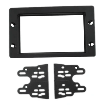 

2 Din Car Radio Frame Stereo Dashboard Frame Refitting Panel Cover Trim Kit for SAAB 9-5 2005-2011