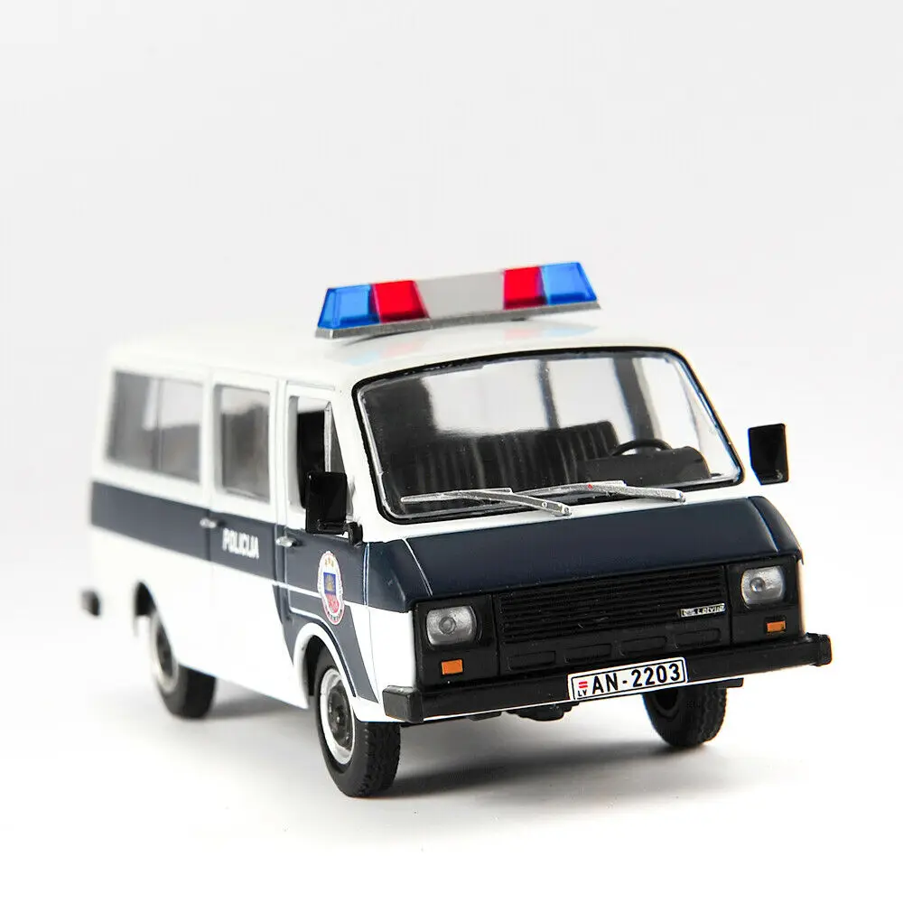 Kid Model Toys for Boys 1/43 Scale Alloy Diecast RAF-22038 Polices Car Russian Raf Car Ambulance DeAGOSTINI