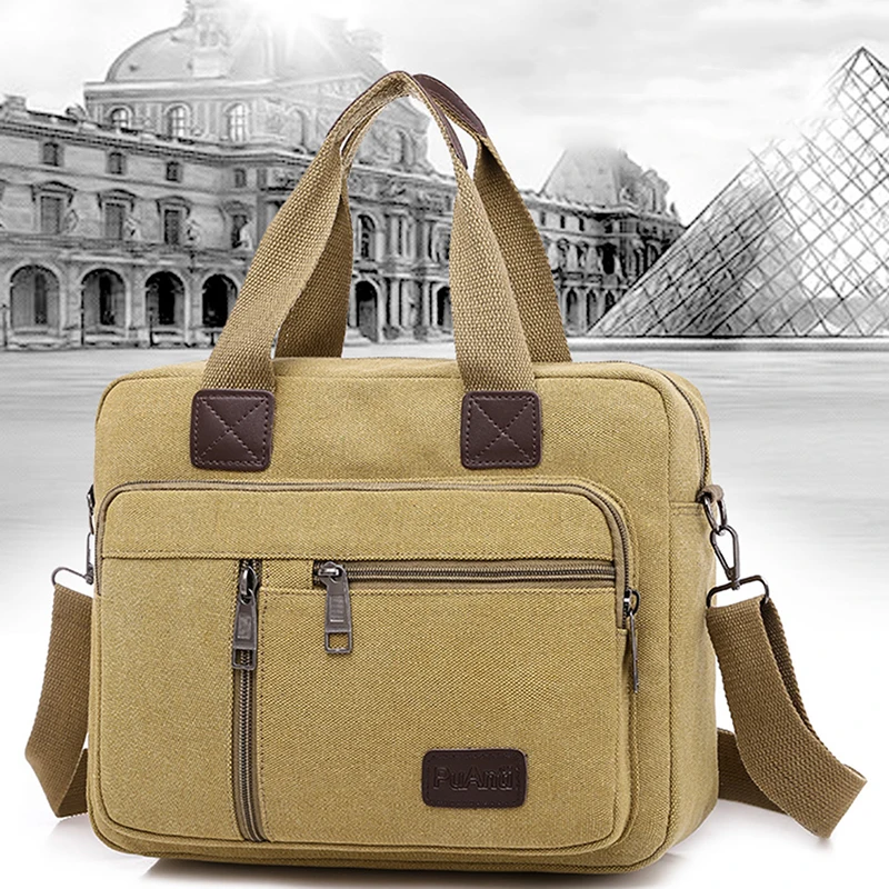 Fashion Travel Cool Canvas Bag Men Messenger Crossbody Bags Shoulder