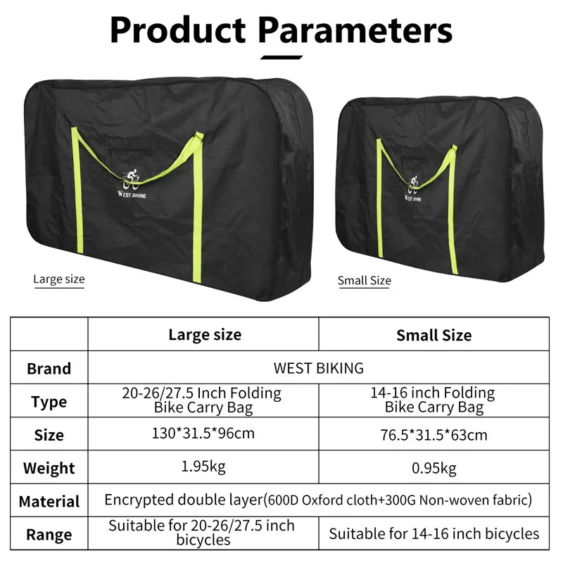 HUNTVP Bike Trunk Bag Bike Rack Bag Bike Pannier Bag Rear - View #3