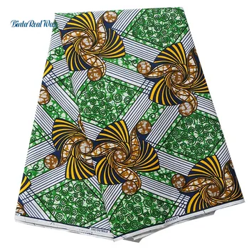 

Women Child Clothing Dress Windmill Fabric African Wax Print Fabric binta real Wax binta real Ankara African Batik Fabric PL442