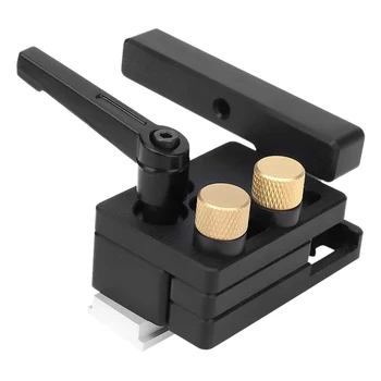 

2PCS Left Right Aluminum Alloy T-Track Slot Miter Stop Locator Track Woodworking Positioning Limiter Slot Track Stopper