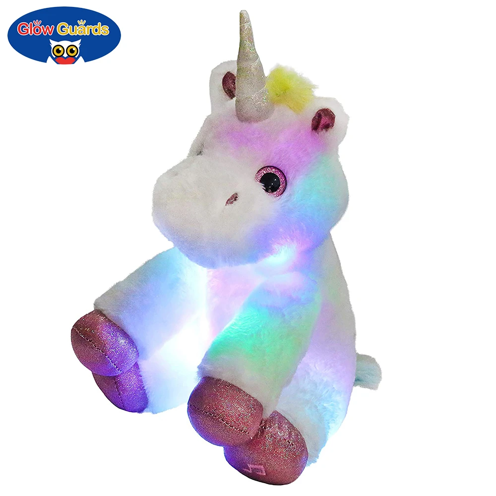 Muñecos luminosos de peluche para niños pequeños, juguete Musical de unicornio de peluche luces LED de noche, canciones de guardería, canto|Peluches y muñecos de peluche| - AliExpress