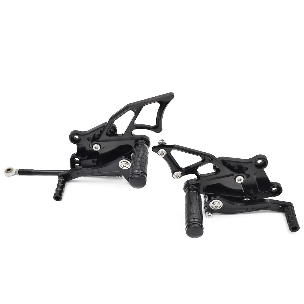 JAER регулируемые, для гонок задние наборы Rearset подножки для Kawasaki Ninja 300 2013 подножки для мотоцикла