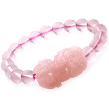

Open-light natural powder crystal bracelet