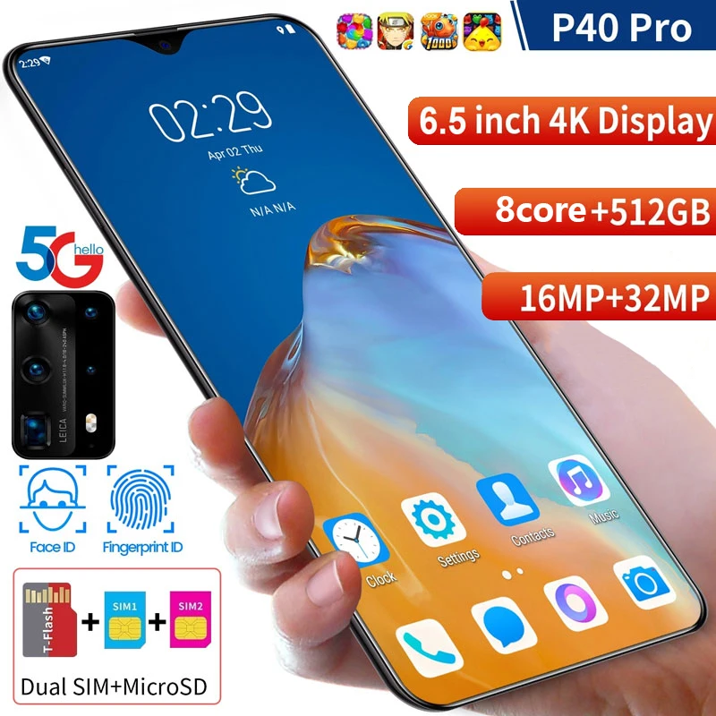 6.5 Inch Galay P40 Pro 2020 Newest Full Large