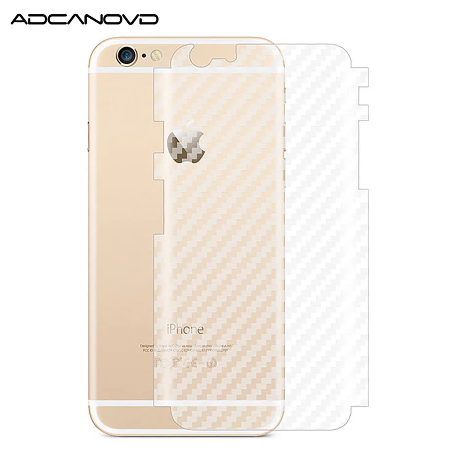 

5PCS Carbon fiber sticker screen protector for iphone 7 8 6 6s Plus 3D Full Cover Back protective film on iphone 11Pro XR XS Max