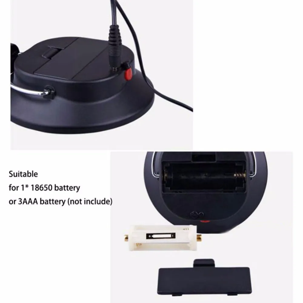 60 LED Portable Tent Camping night working Lights Lamp Outdoor 3 Modes Umbrella Night Lamp Hiking Lantern AAA or 18650 Battery