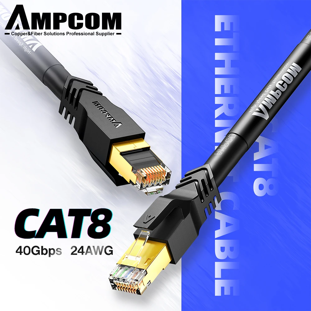 S/ftp Cat8 Cable (24awg, 8.0mm), High Speed patch Cable