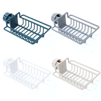 

Multi-functional Bathroom Shelf Towel Soap Dish Holder Kitchen Faucet Clip-type Drain Rack Storage Rack Kitchen Organizer Rack