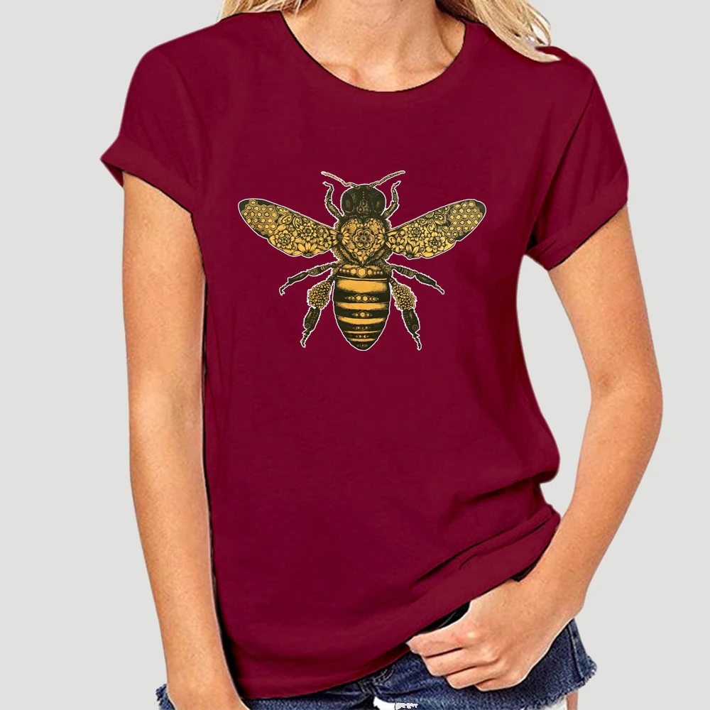 Let It Bee дайте ему быть пчела рубашка хиппи футболка фотографии размера плюс 5xl