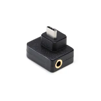 

1 Pc Microphone 3.5mm/USB-C Charging Adapter Audio External Mic Mount for Osmo Action