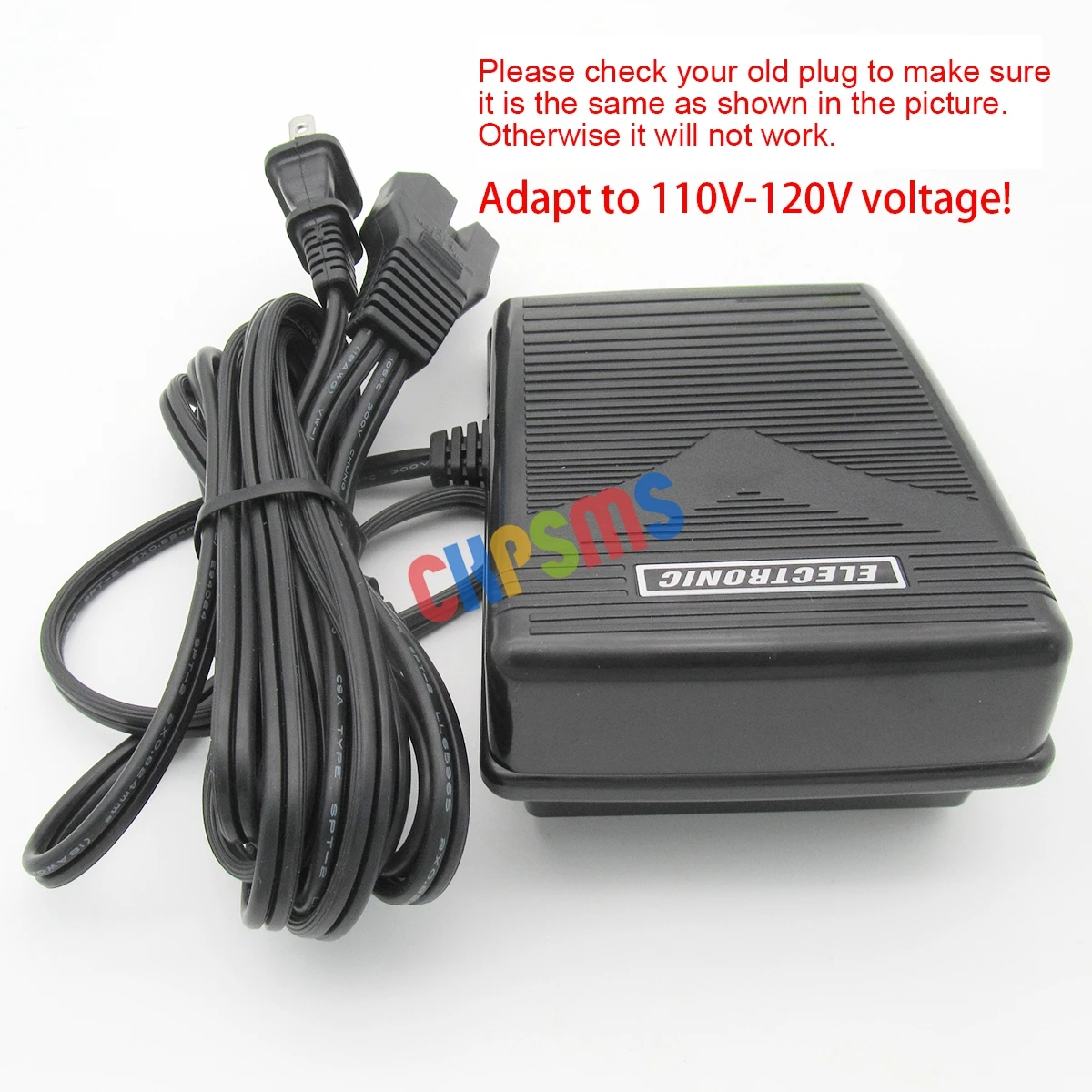 #30990 FOOT CONTROL PEDAL+Cord FOR HUSQVARNA VIKING Huskylock 3400,340D,341D #30990 FOOT CONTROL PEDAL+Cord FOR HUSQVARNA VIKING Huskylock 3400,340D,341D