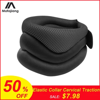 

Elastic Collar Cervical Traction Breathable Belt Neck Care Posture Corrector Pain Relief Relief Office Fatigue Head Support