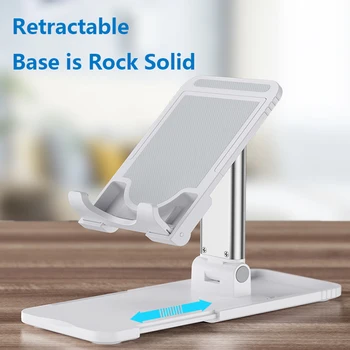 

CASEIER Desk Tablet Phone Holder For iphone ipad Desktop Mobile Phone Stand Support Adjustable Metal Retractable Holders Bracket
