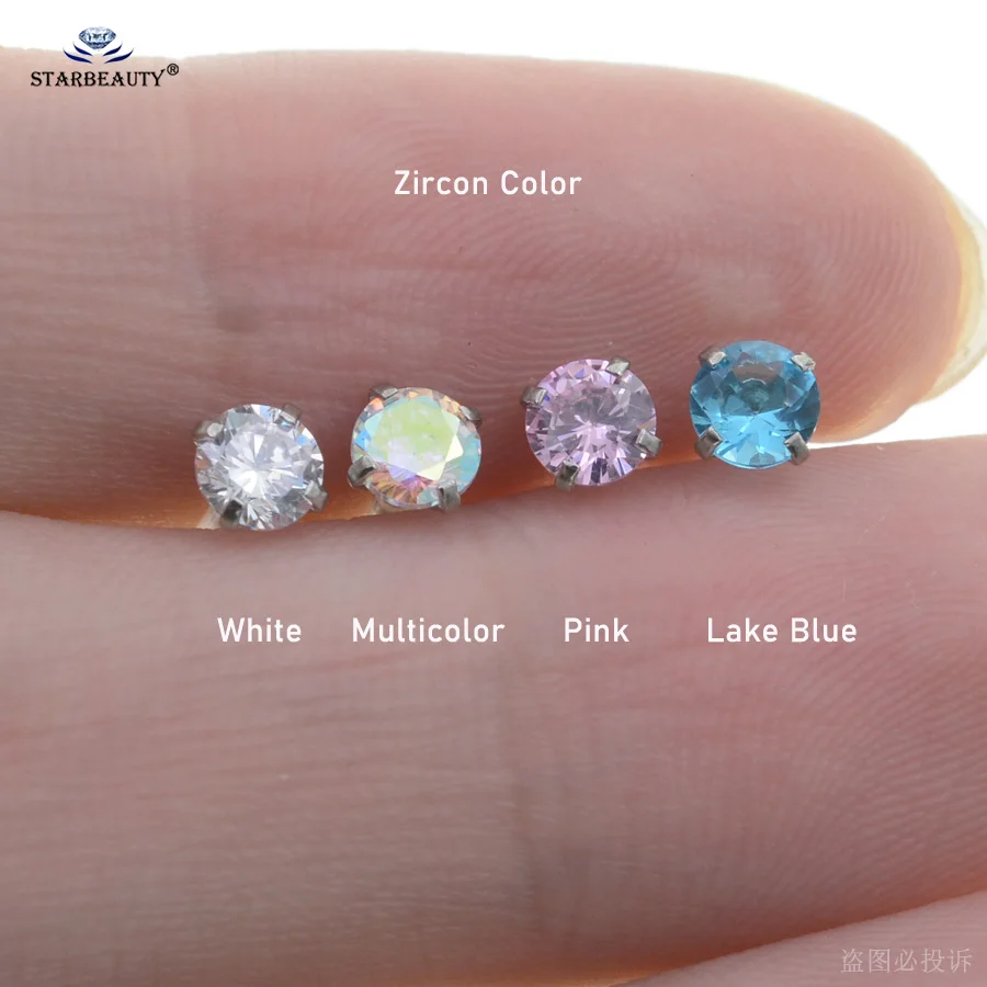Nose Rings Piercing Jewelry Nose Studs Body Piercing Earrings Ear Piercing Jewelry Ear Studs Metal Jewelry Body Piercing Jewelry Body Jewelry 1pc 16G 2/3/4/5mm Clear Bar Nose Ring Stud Helix Tragus Piercing Oreja Labret Piercing Lip Ring Ear Earrings
