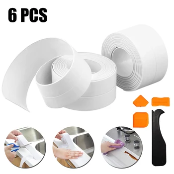 

Silicone Caulk Tool with Tape Sealant Spreader Spatula Scraper For Door Caulk Tool Kit Window Caulking Finishing Sealant Grout
