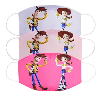 

2020 Toy Story 4 Cartoon Face Masks Men Women Kids Cotton Anti Dust Cover Unisex Breathable Anti Pollution Reusable Mouth Mask