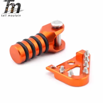 

Shift Lever Tip Brake Pedal Step For KTM 690 SMC R/ Enduro R 2019-2020 Motorcycle Off-Road Accessories CNC Cleats Rivets Plate