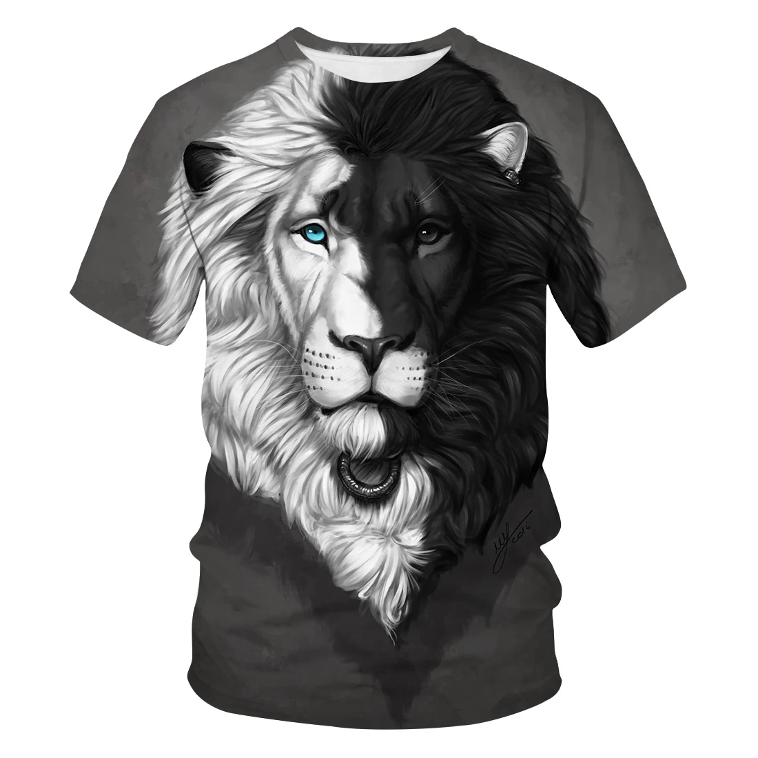 

Explosion 2020 summer new European and American trend men's 3D printed t-shirt men T THB-AA03