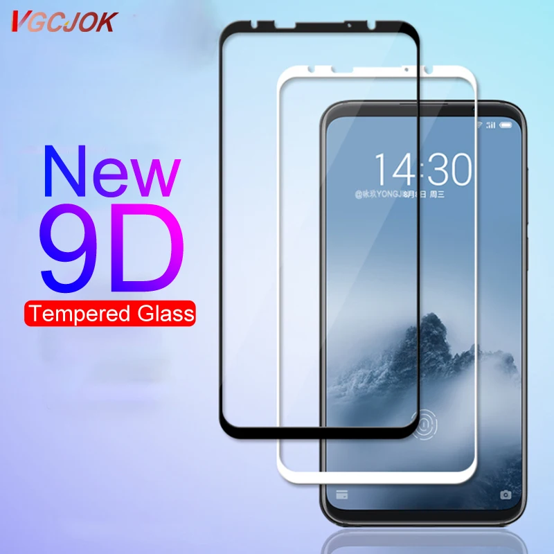 

9D Tempered Protective Glass For MEIZU 16 16S 16th 16X 16XS Note 9 Screen Protector Film For meizu X8 M8 M6 note 8 M6S M6T Glass