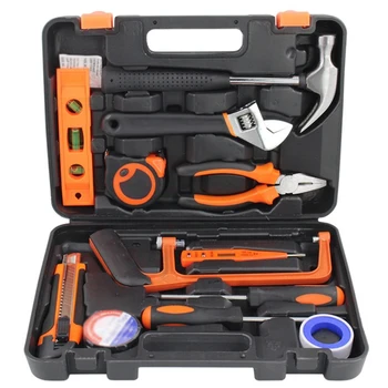 

Socket Wrench Tool Set Repair Hybrid Tool Combination Hand Tool Kit and Plastic Tool Box Storage Box