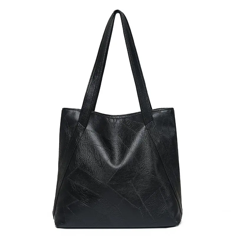 2020 новые женские кожаные сумки Вместительная женская сумка-мессенджер через