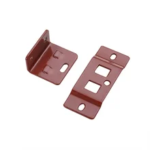 

American two-in-one iron buckle connector, cabinet fitting fastener, shelf bracket corner code, thicker 1.8mm