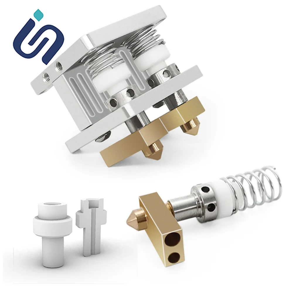 Алюминиевый сплав для Ultimaker 2 Hotend наборы + UM2 двойная Насадка Экструдер 3D части