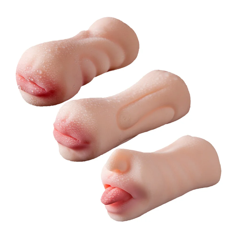 Real Mouth Name Inverted Vaginal Masturbator Oral Sex Dual-Headed Aircraft Cup Apparatus for Male Adults | Красота и здоровье