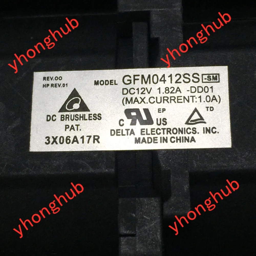 Delta Electronics GFM0412SS DD01 DC 12V 1.82A Srever Вентилятор охлаждения