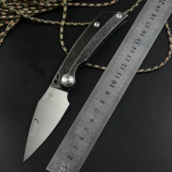 

TwoSun M390 Knife SLIP JOINT Pocket Folding Knife No Lock TS164 Titanium Handle for Gift Collection Hunting Outdoor Fishing