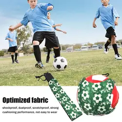 Hands-Free Soccer Ball Juggle Bags Solo Football Kick Trainer Soccer Training Aid Elastic Belt Football Kick Training Equipment