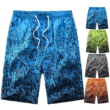 

2019 Summer Casual Shorts Men Trousers Male Camouflage Fashion Print Straight Short Beach Mens Clothing 11.21