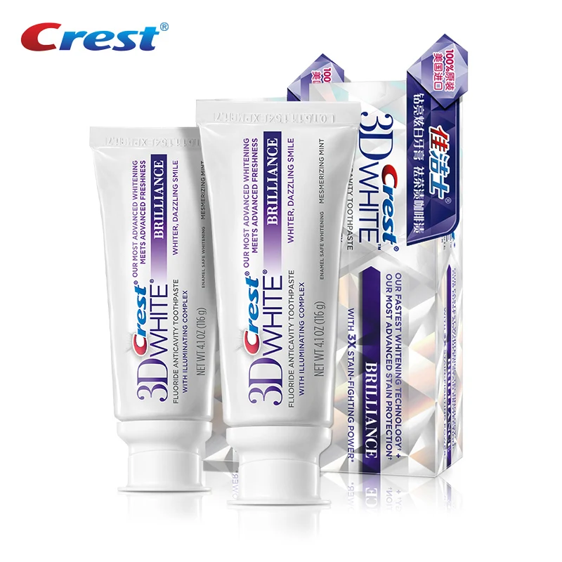 Generic 3d White Crest Brilliance Toothpaste Advanced Fluoride Gum