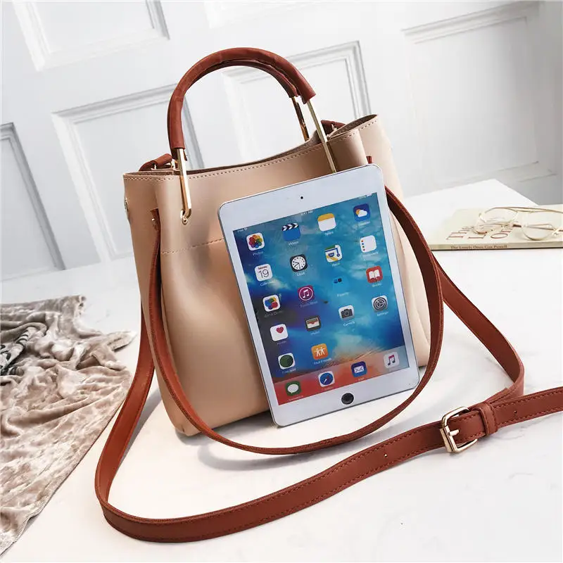 Goede Vintage PU Lederen Dames Handtassen Vrouwen Messenger Bags Bakken Designer Crossbody Over Schoudertas Boston Hand Bags Hot Koop